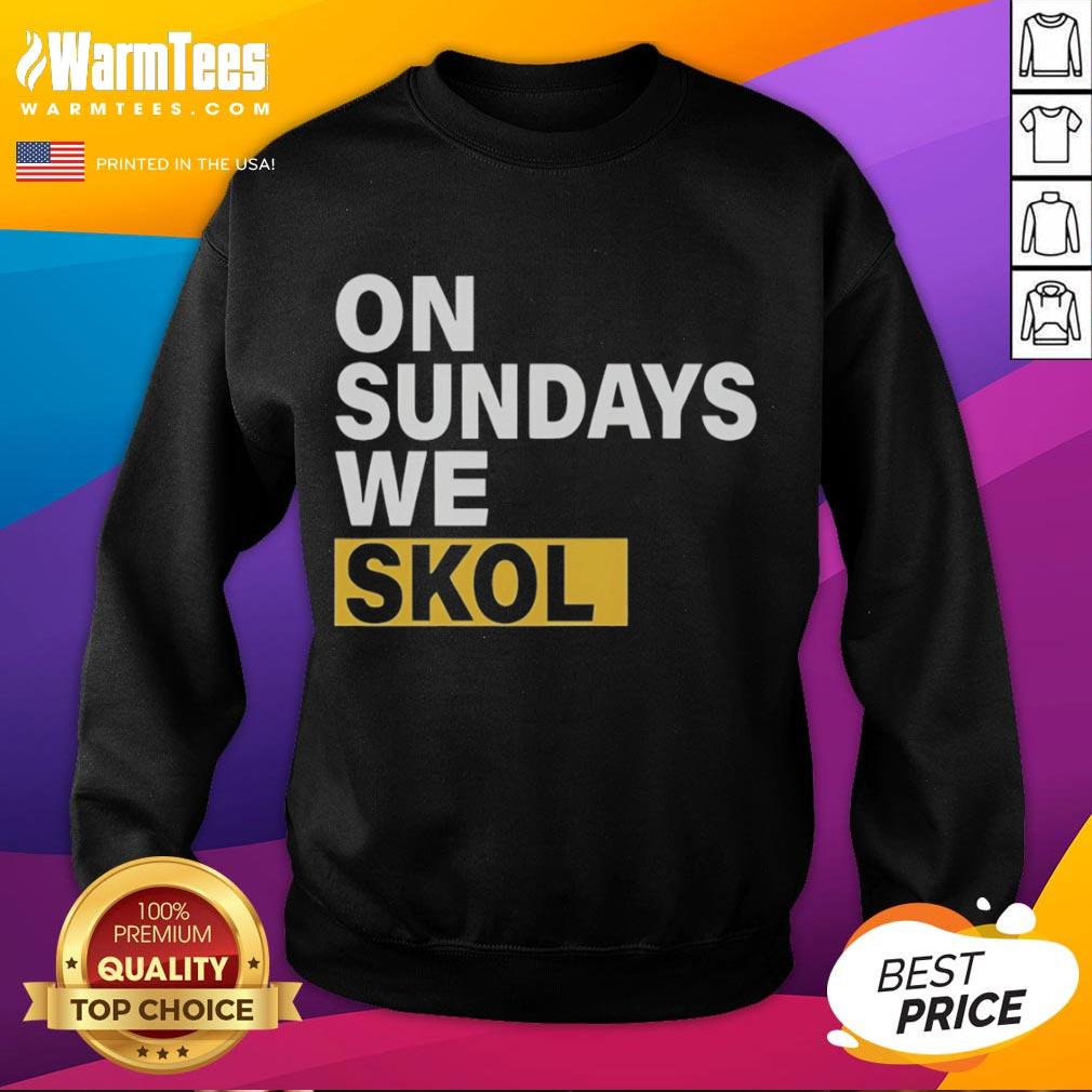 Top J J Mccarthy Minnesota Vikings On Sundays We Skol T-Shirt - Image 5