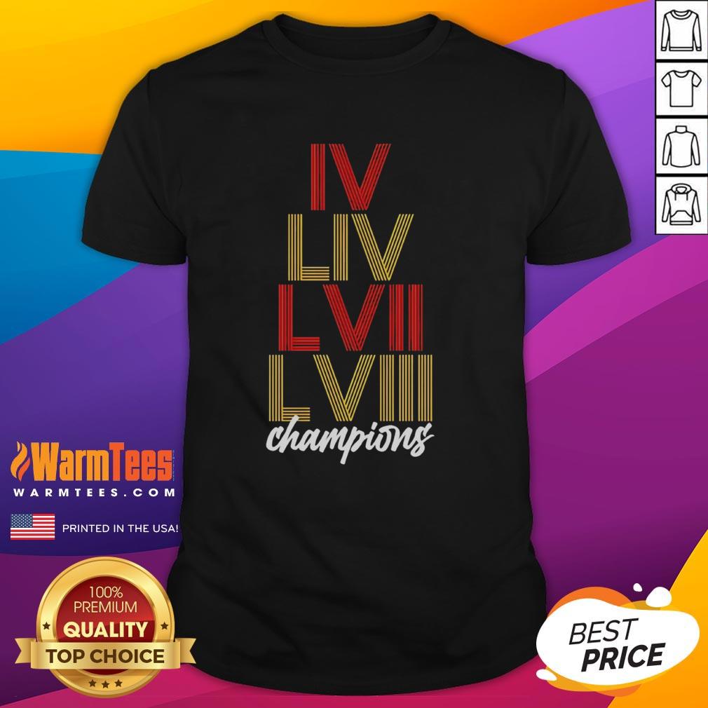 Top Kansas City Chiefs LVIII Stack Kansas City Football T-Shirt