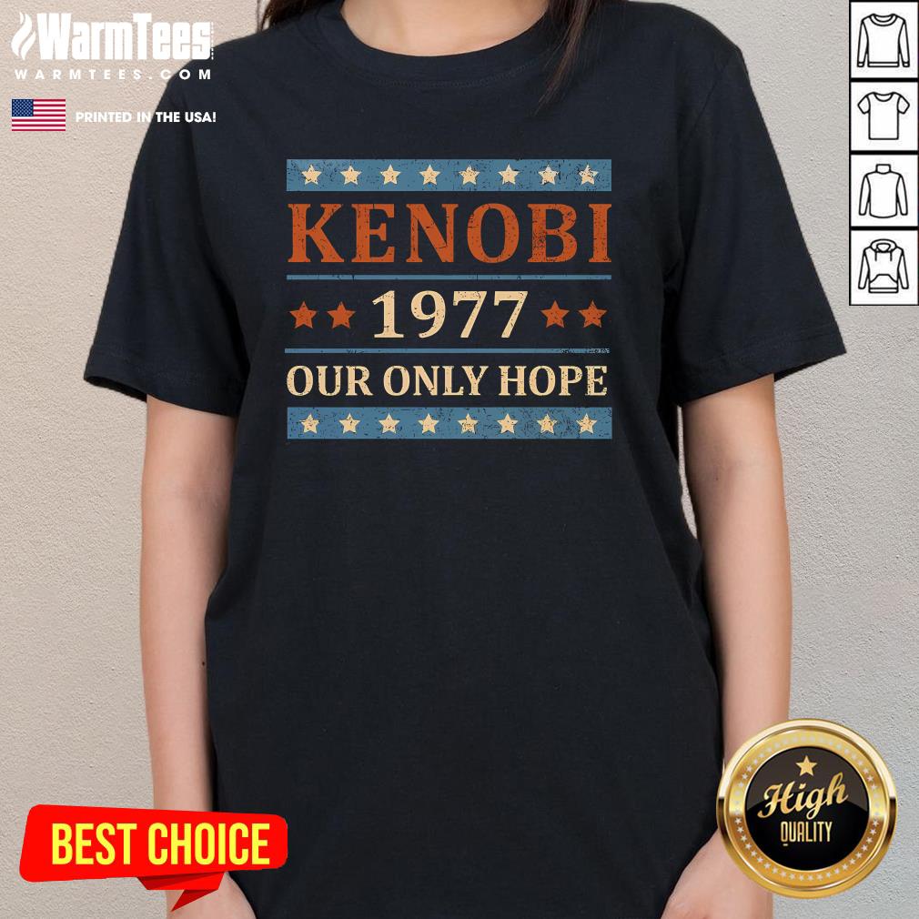 Top Kenobi 1977 Our Only Hope T-Shirt - Image 2