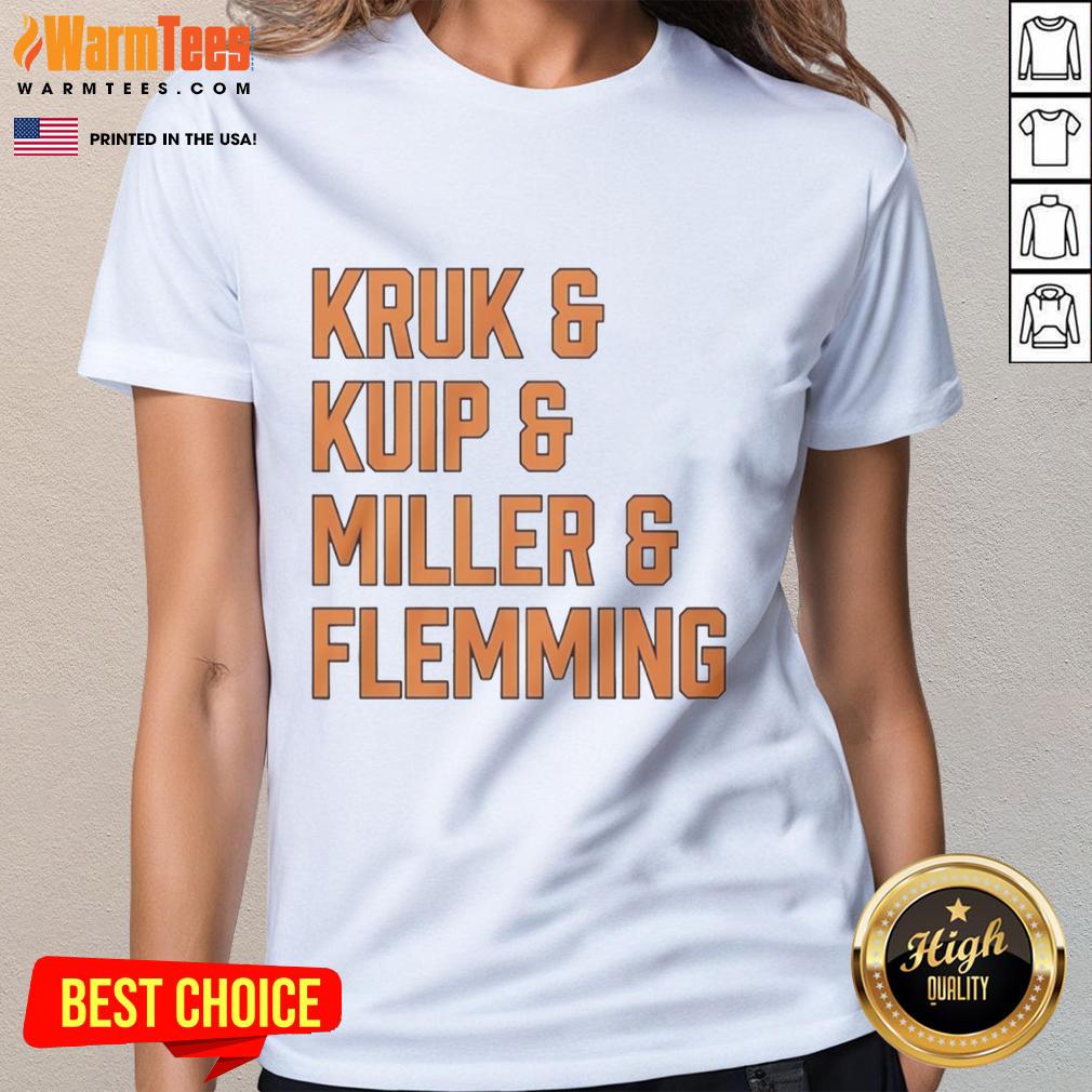 Top Kruk And Kuip And Miller And Flemming San Francisco Giants T-Shirt - Image 3
