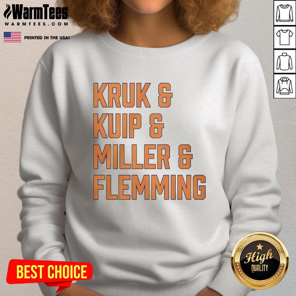Top Kruk And Kuip And Miller And Flemming San Francisco Giants T-Shirt - Image 5