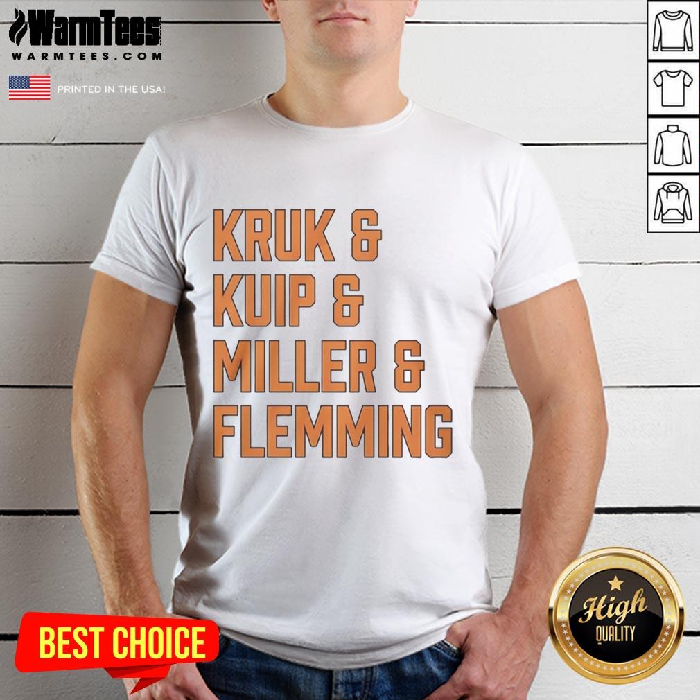 Top Kruk And Kuip And Miller And Flemming San Francisco Giants T-Shirt