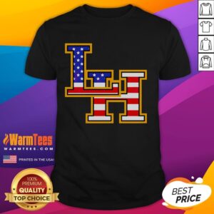 Top Liberty Hill Panthers Crown Trio USA Flag Patriotic Fourth Of July T-Shirt