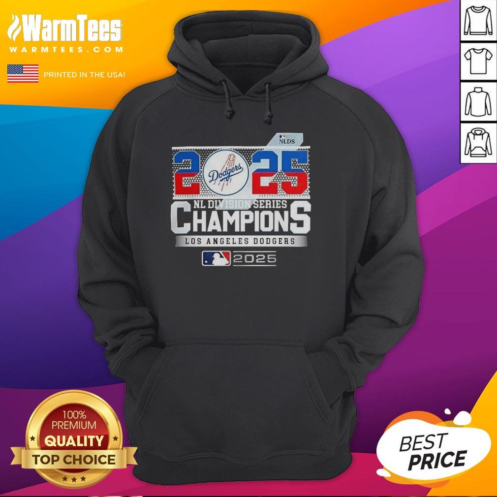 Top Los Angeles Dodgers baseball 2025 NL Division Series Champion T-Shirt - Image 2