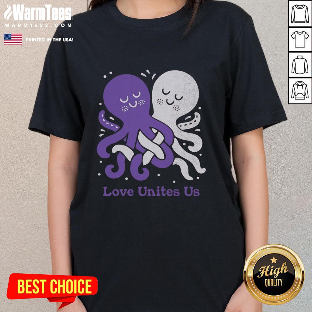 Top Love Unites Us Octopi T-Shirt - Image 3