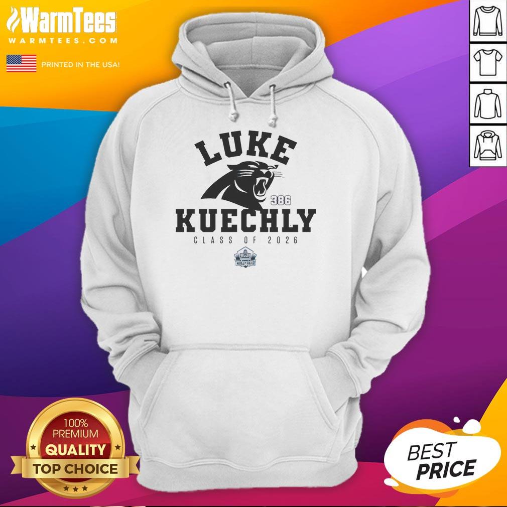 Top Luke Kuechly Carolina Panthers Class Of 2026 Pro Football Hall Of Fame 386 T-Shirt - Image 2