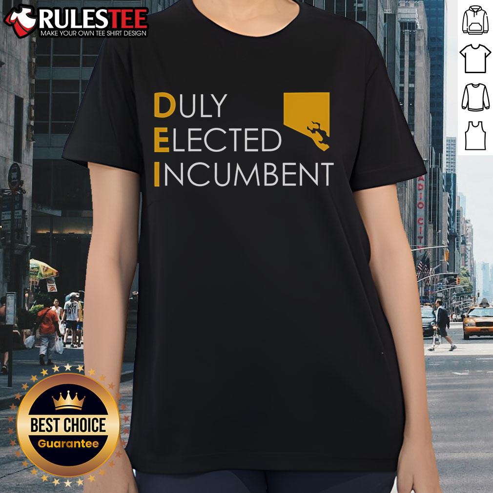 Top M Scott Wearing Dei Duly Elected Incumbent T-Shirt - Image 3