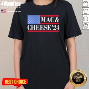 Alternative view of Top Mac And Cheese USA Presidential Election T-Shirt
