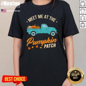 Alternative view of Top Meet Me At The Pumpkin Patch Truck Halloween Hello Fall 2024 T-Shirt