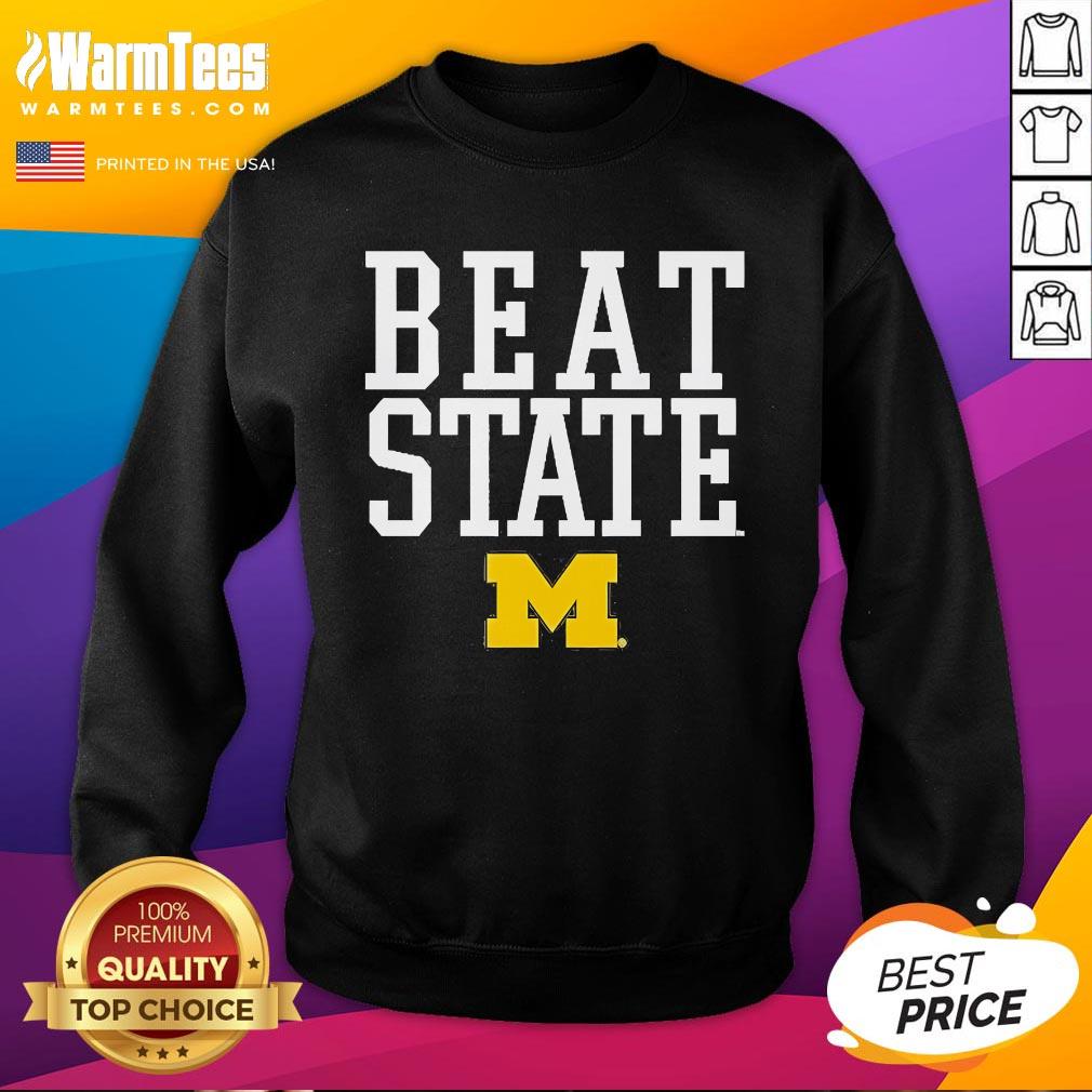 Top Michigan Wolverines Beat State Rally Call T-Shirt - Image 4