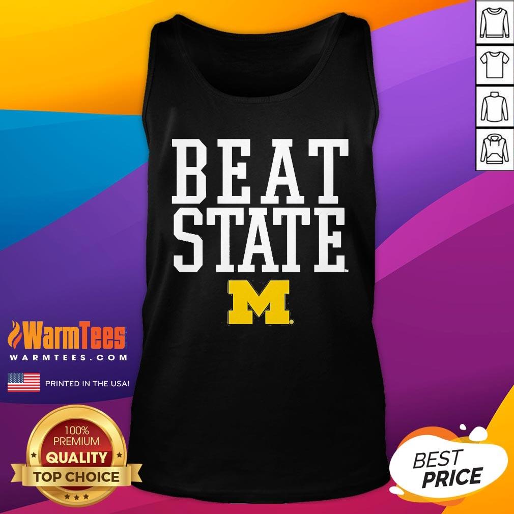 Top Michigan Wolverines Beat State Rally Call T-Shirt - Image 5