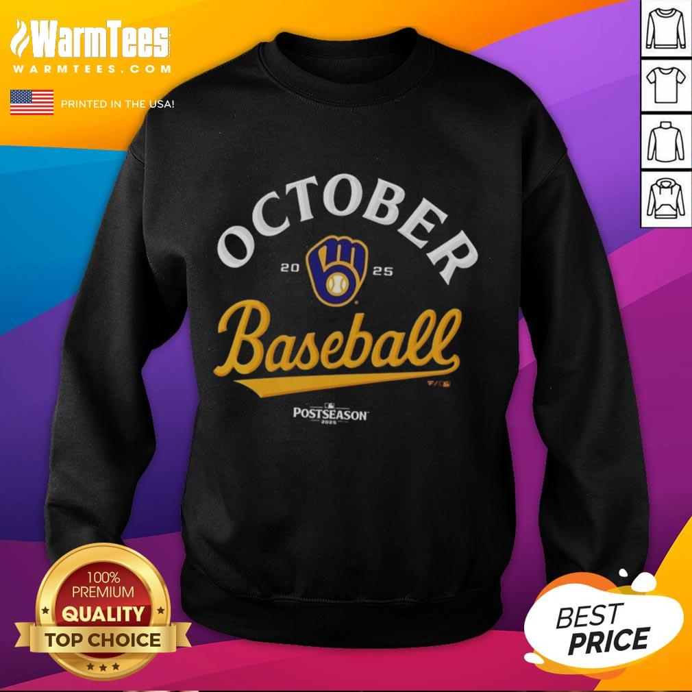 Top Milwaukee Brewers MLB October Baseball Postseason 2025 T-Shirt - Image 5