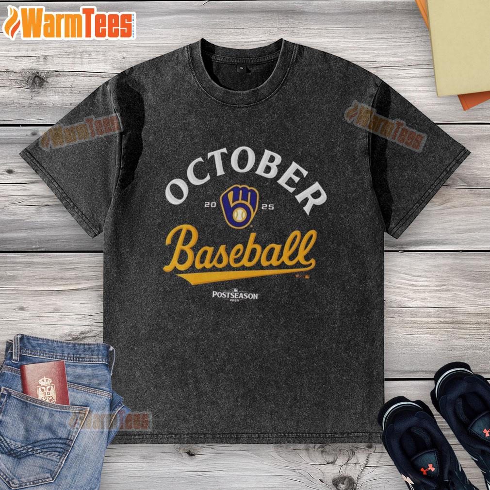 Top Milwaukee Brewers MLB October Baseball Postseason 2025 T-Shirt - Image 6