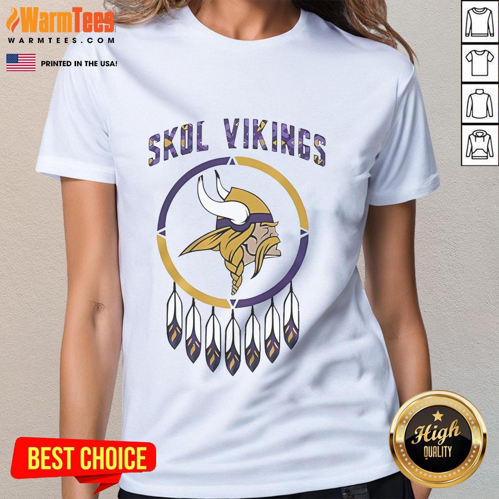 Top Minnesota Vikings Native American Heritage Month Skol Vikings T-Shirt - Image 3