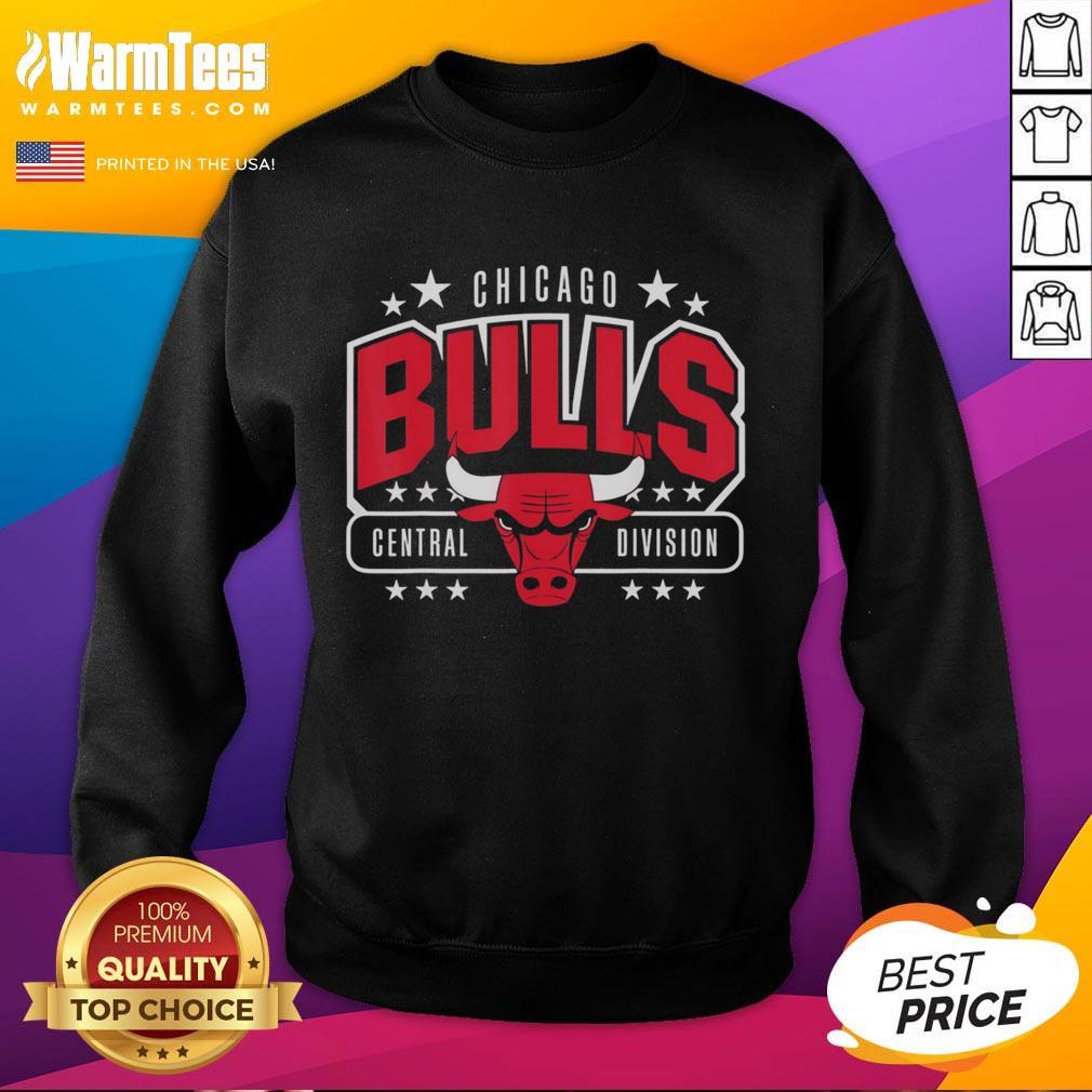 Top NBA Chicago Bulls Arched Central Division T-Shirt - Image 5