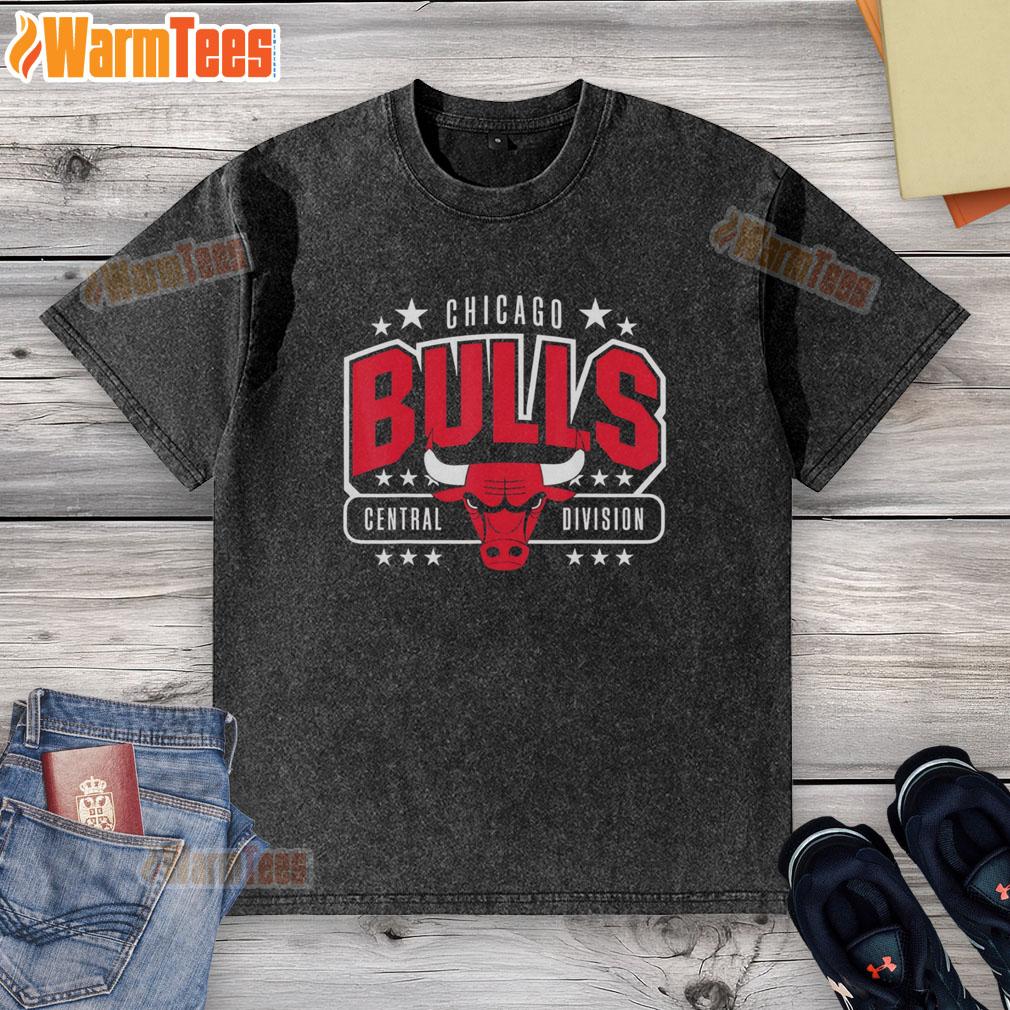 Top NBA Chicago Bulls Arched Central Division T-Shirt - Image 6