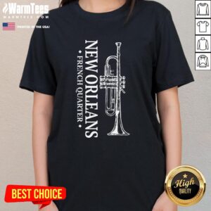 Alternative view of Top New Orleans French Quarter Mardi Gras T-Shirt