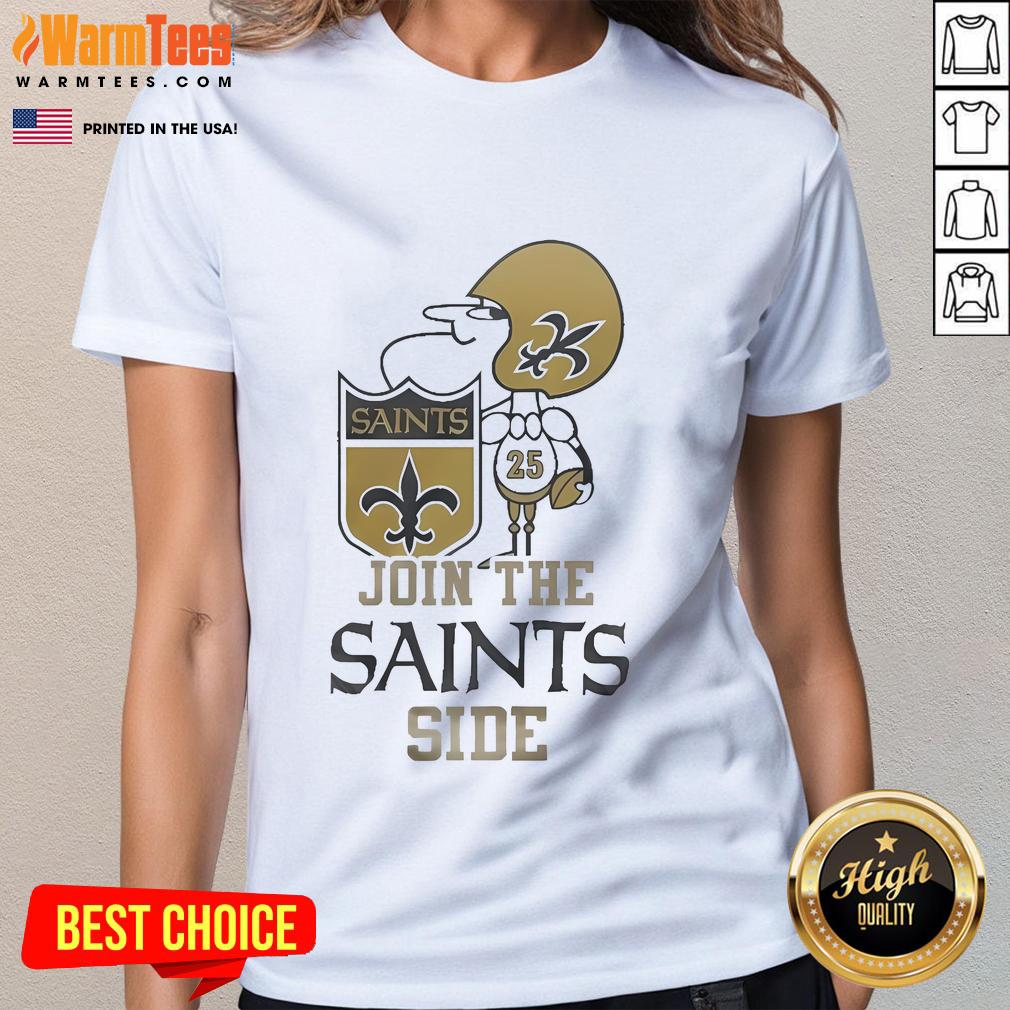 Top New Orleans Saints Join The Saints Side 2024 T-Shirt - Image 3