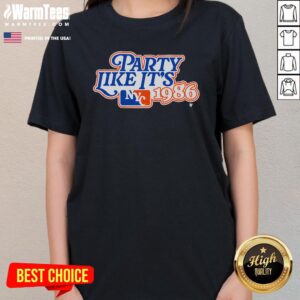 Alternative view of Top New York Baseball Party Like It's 1986 T-Shirt