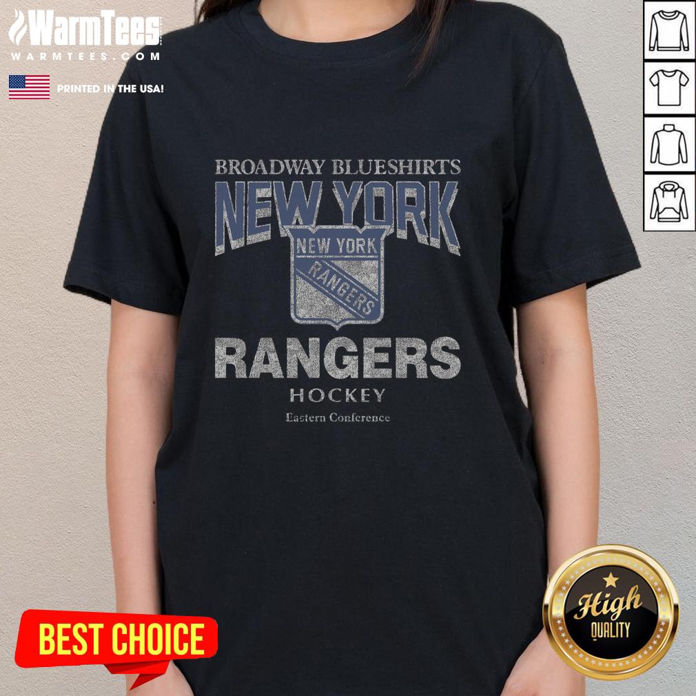 Top New York Rangers Head On T-Shirt - Image 3