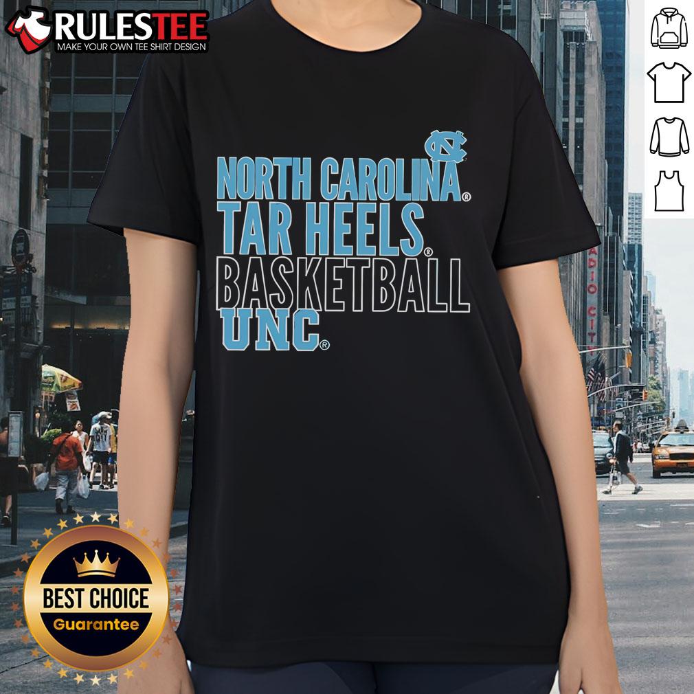 Top North Carolina Tar Heels Basketball Logo T-Shirt - Image 3