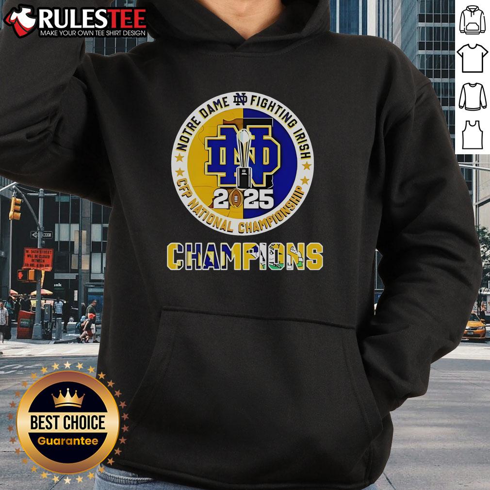 Top Notre Dame Fighting Irish CFP National Championship 2025 T-Shirt - Image 2