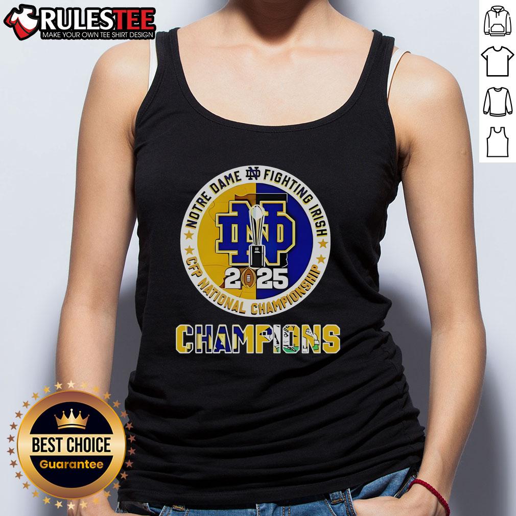 Top Notre Dame Fighting Irish CFP National Championship 2025 T-Shirt - Image 4