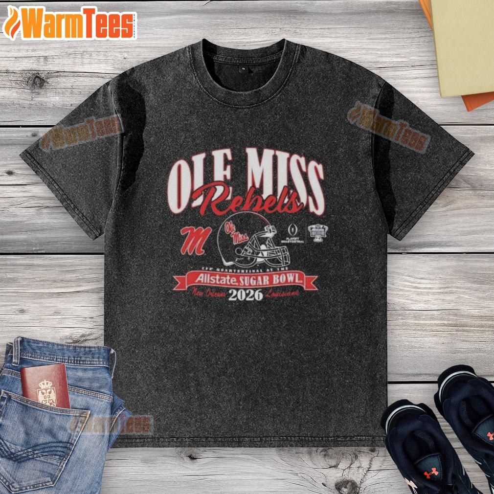 Top Ole Miss Rebels CFP Quarterfinal at the Allstate Sugar Bowl 2026 T-Shirt - Image 5