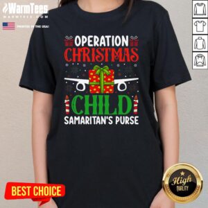 Alternative view of Top Operation Christmas Child Samaritan's Purse Christmas T-Shirt