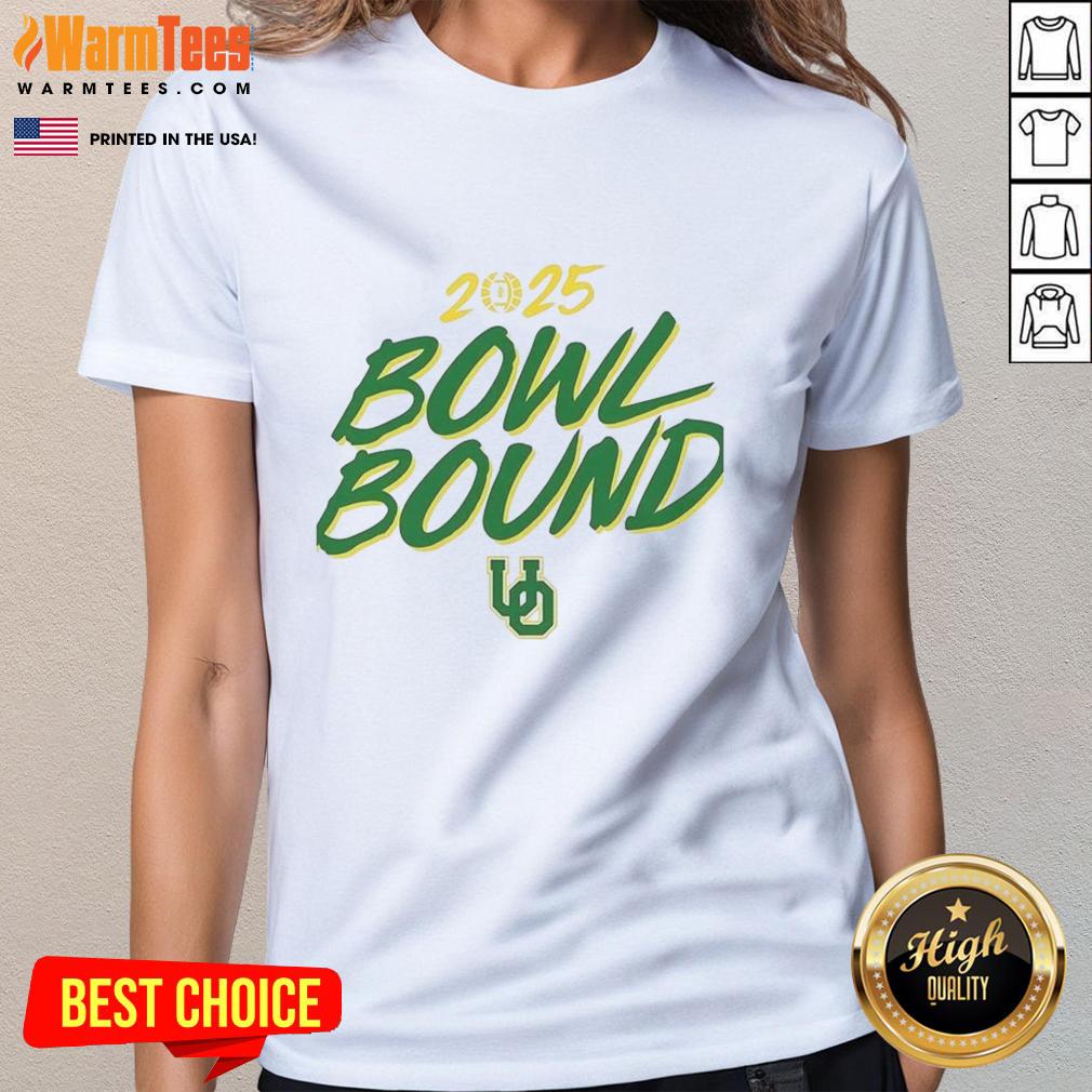 Top Oregon Ducks Bowl Bound 2025 T-Shirt - Image 3