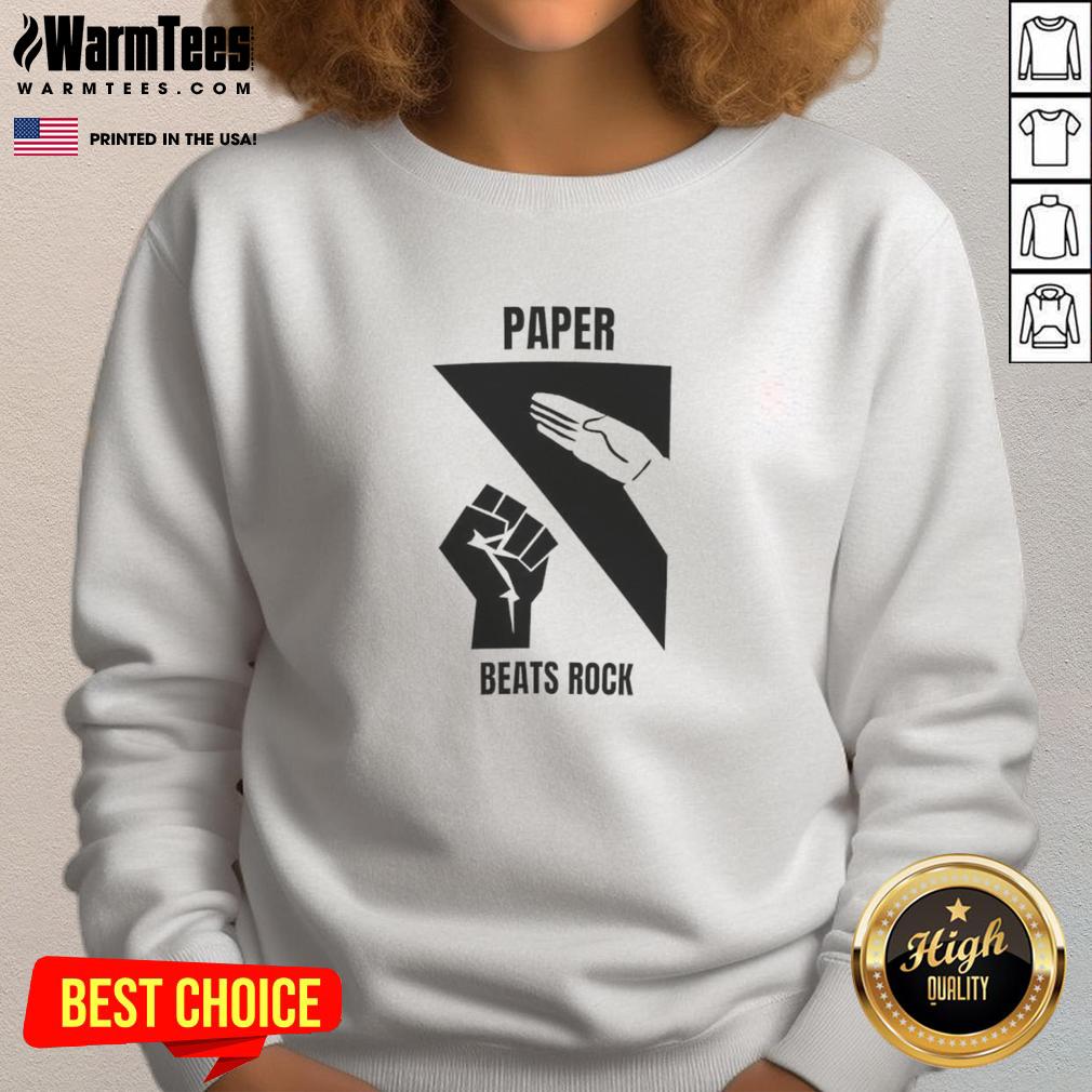 Top Paper Beats Rock T-Shirt - Image 5