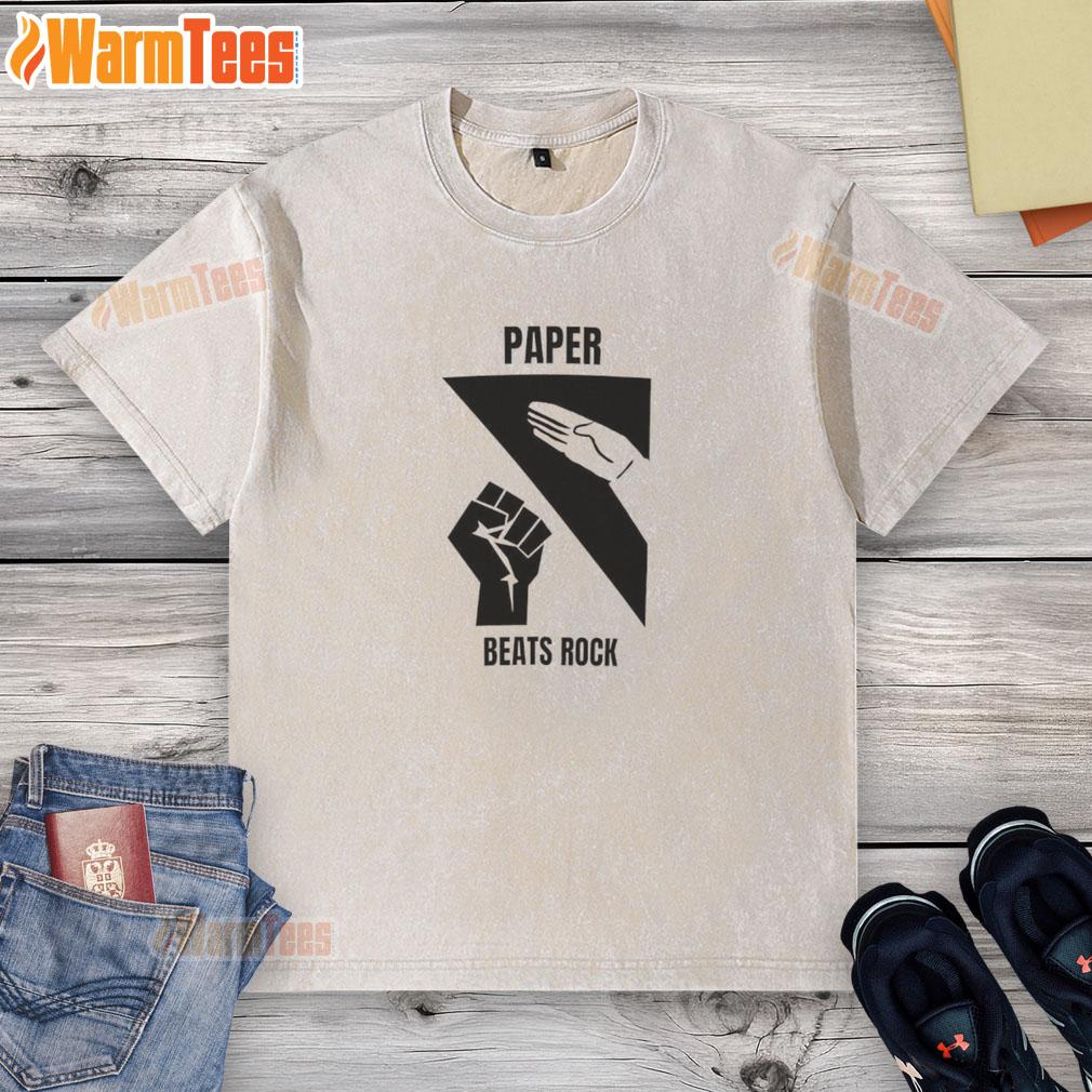 Top Paper Beats Rock T-Shirt - Image 6