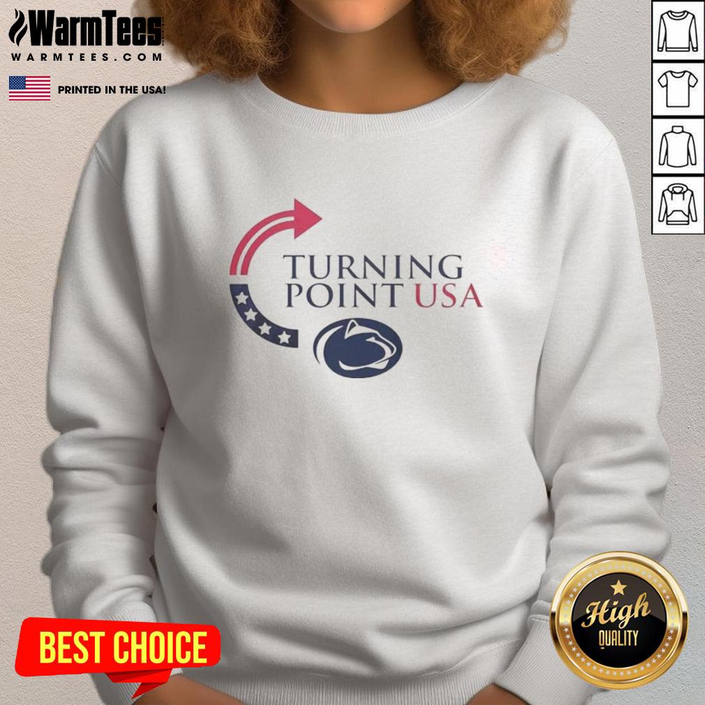 Top Penn State Nittany Lions X Freedom Turning Point Usa Charlie Kirk T-Shirt - Image 5