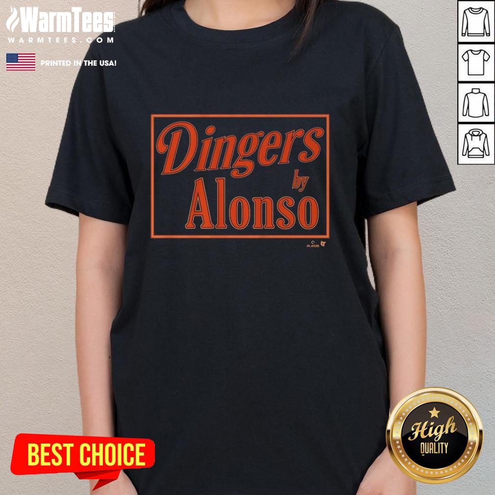 Top Pete Alonso Baltimore Dingers Sign T-Shirt - Image 3