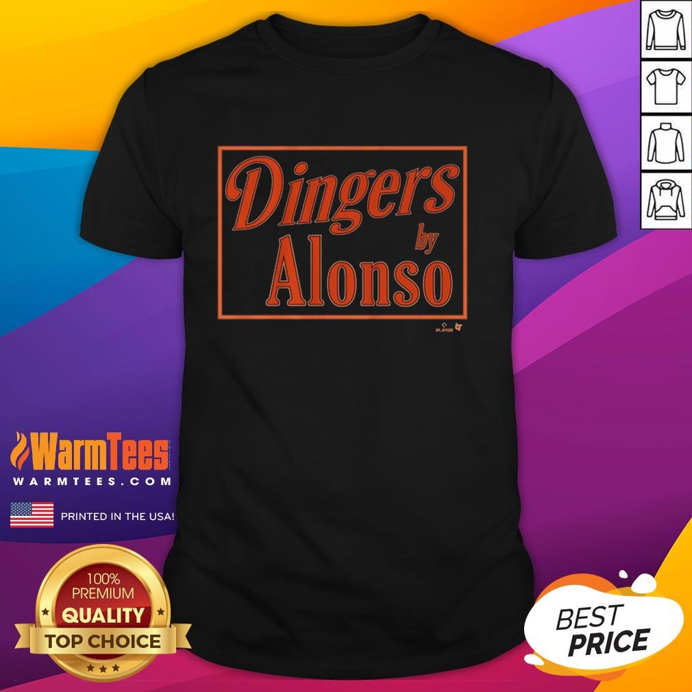 Top Pete Alonso Baltimore Dingers Sign T-Shirt