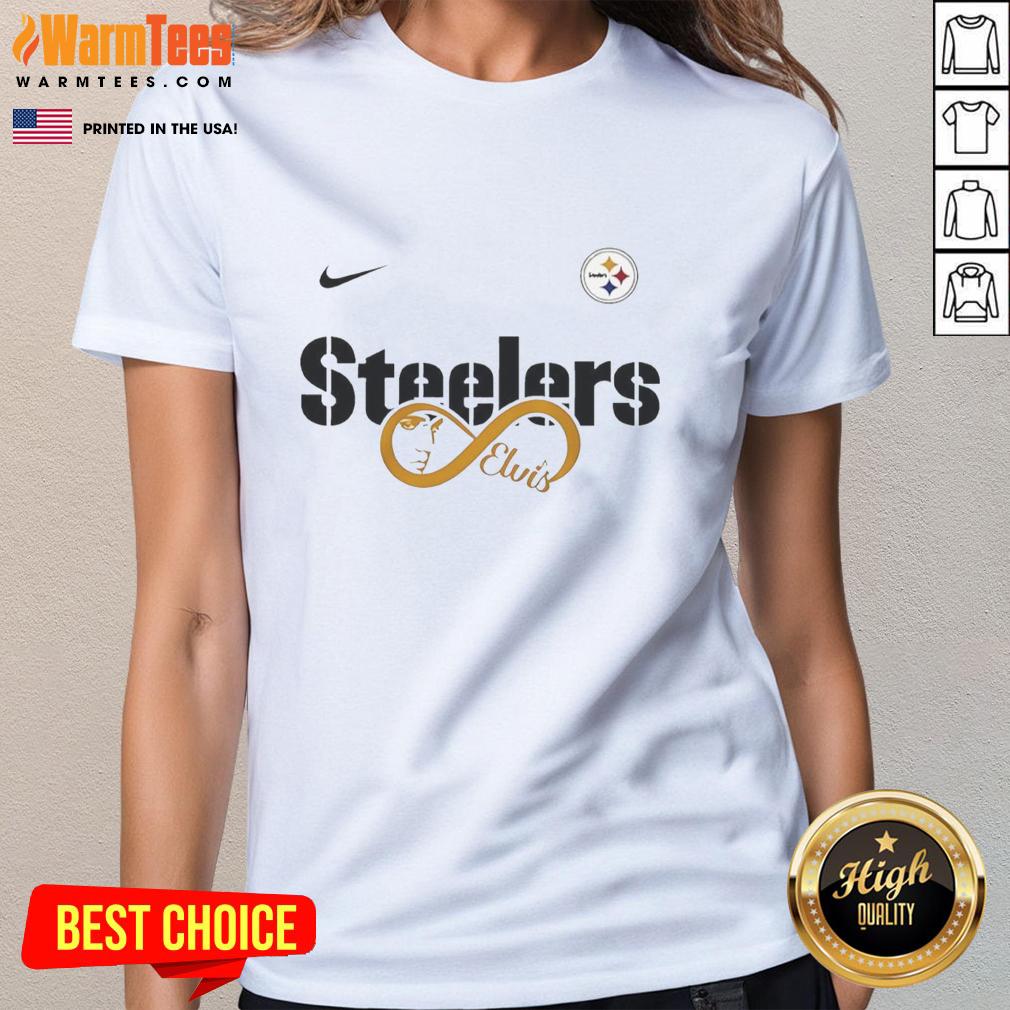 Top Pittsburgh Steelers NFL Elvis Presley Loves You Fan T-Shirt - Image 3