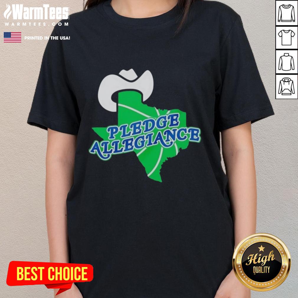 Top Pledge Allegiance Dallas Mavericks Basketball T-Shirt - Image 3