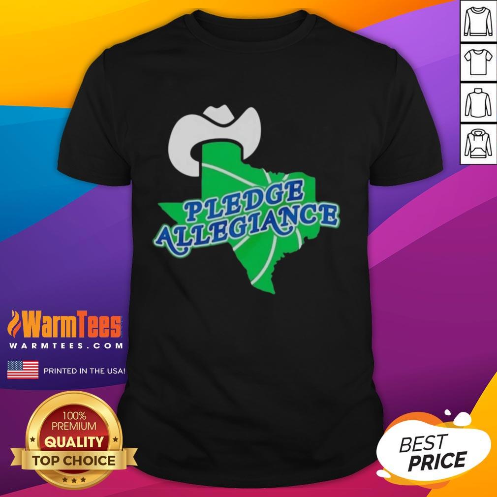 Top Pledge Allegiance Dallas Mavericks Basketball T-Shirt