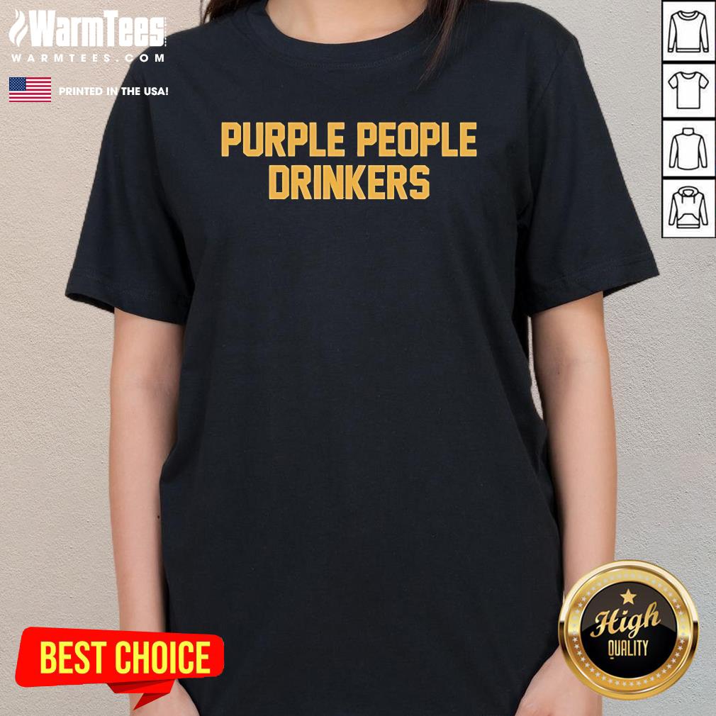 Top Purple People Drinkers T-Shirt - Image 2