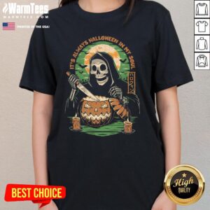 Alternative view of Top Reaper Halloween In My Soul T-Shirt