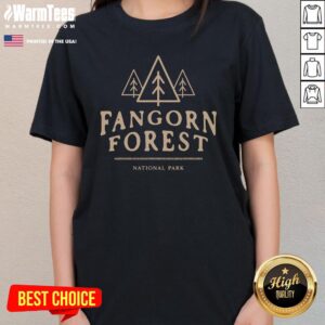 Alternative view of Top Retro Fangorn Forest National Park Vintage T-Shirt