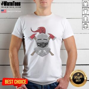 Top Rutgers Scarlet Knights Chop Logo Crossed Axes Football T-Shirt