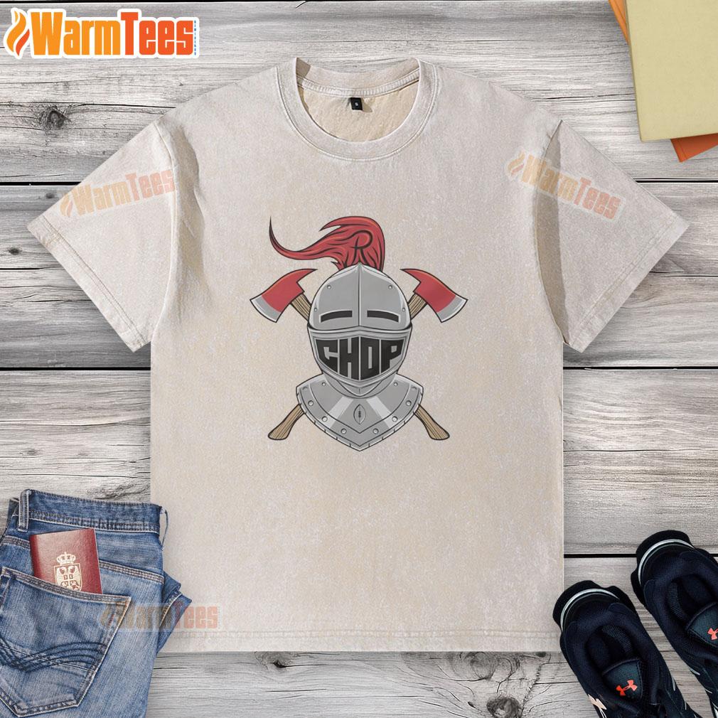 Top Rutgers Scarlet Knights Chop Logo Crossed Axes Football T-Shirt - Image 6