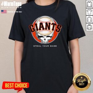 Alternative view of Top San Francisco Giants Grateful Dead Steal Your Base T-Shirt