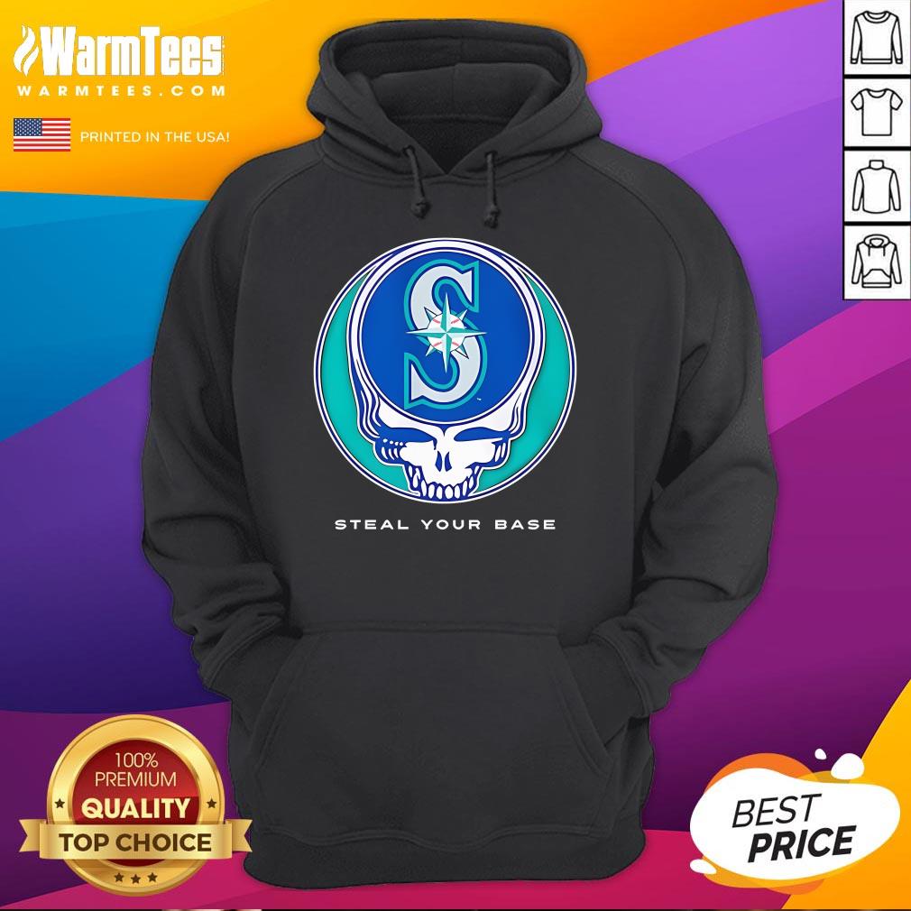 Top Seattle Mariners Grateful Dead Steal Your Base T-Shirt - Image 3