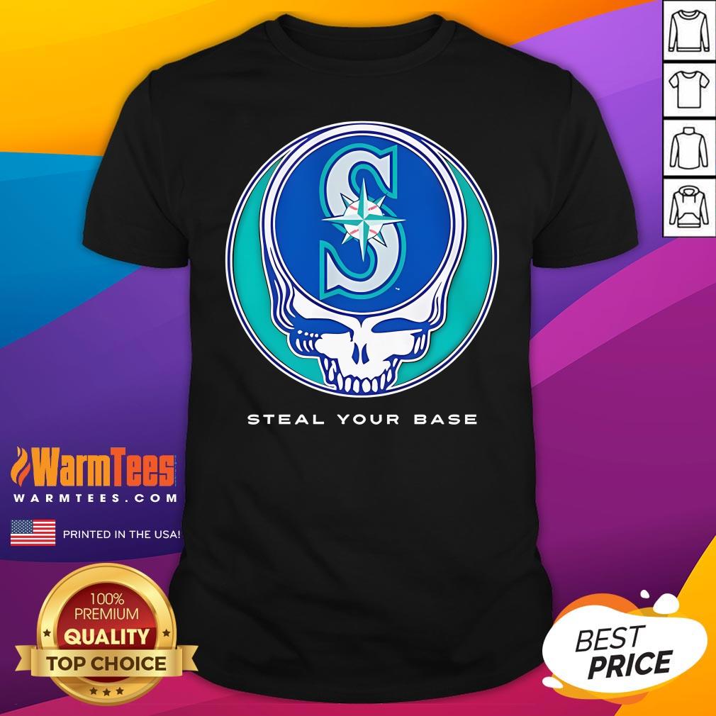 Top Seattle Mariners Grateful Dead Steal Your Base T-Shirt