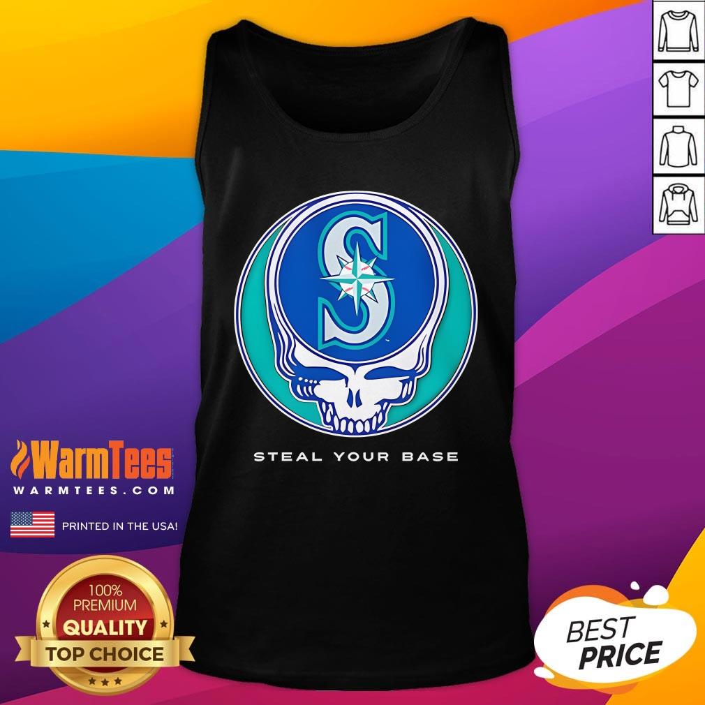 Top Seattle Mariners Grateful Dead Steal Your Base T-Shirt - Image 5