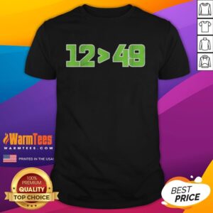 Top Seattle Seahawks 12 Defeated 49 T-Shirt