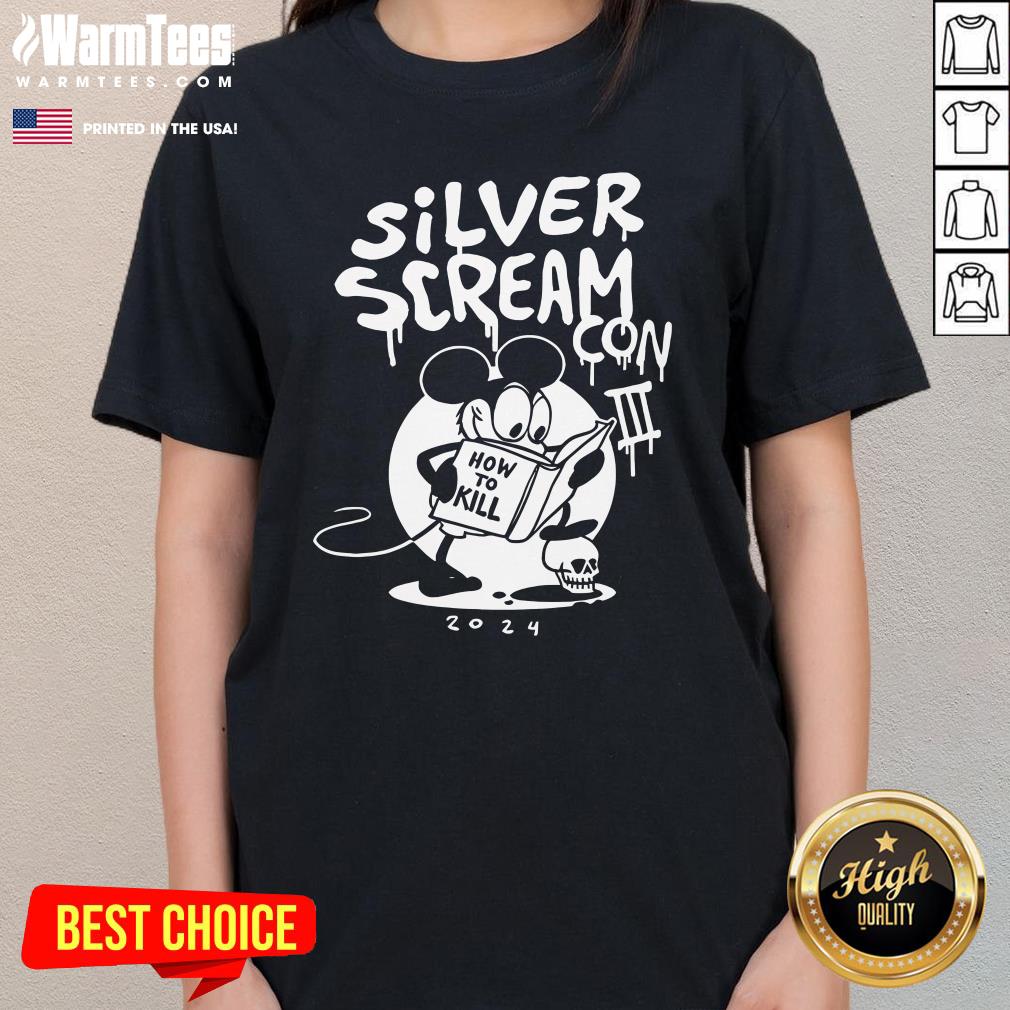 Top Silver Scream Con III Mouse T-Shirt - Image 2