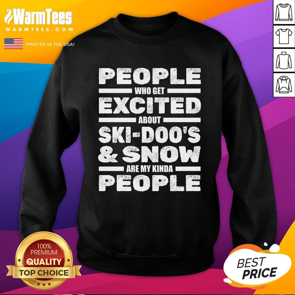 Top Snowmobile Skidoo's Winter Snow Machine Snowmobiling T-Shirt - Image 4